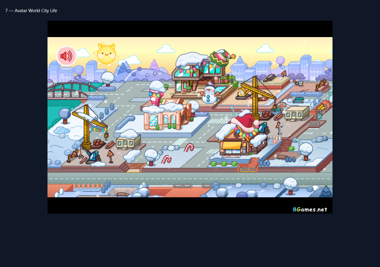 Avatar World City Life during the isolated browser check